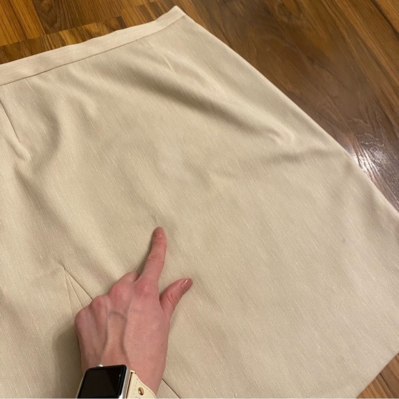 3/$15 Gianni Bini Pencil Skirt Tan Beige size 2 small - Picture 5 of 6